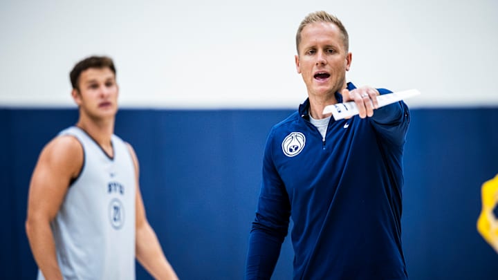 BYU head coach Kevin Young BYU head coach Kevin Young