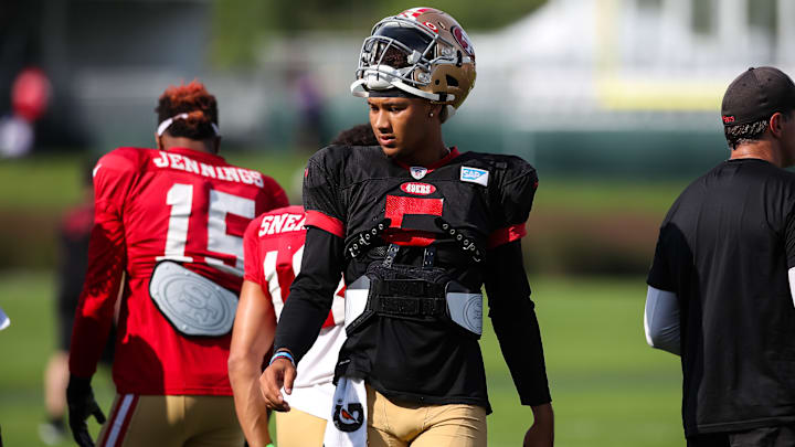 San Francisco 49ers quarterback Trey Lance (5)