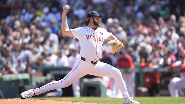 Apr 21, 2025; Boston, Massachusetts, USA; Boston Red Sox pitcher Justin Slaten (63) delivers a pitch against the Chicago White Sox during the ninth inning at Fenway Park. Mandatory Credit: Gregory Fisher-Imagn Images Apr 21, 2025; Boston, Massachusetts, USA; Boston Red Sox pitcher Justin Slaten (63) delivers a pitch against the Chicago White Sox during the ninth inning at Fenway Park. Mandatory Credit: Gregory Fisher-Imagn Images