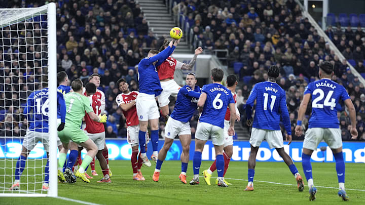 Everton v Arsenal - Premier League - Hill Dickinson Stadium