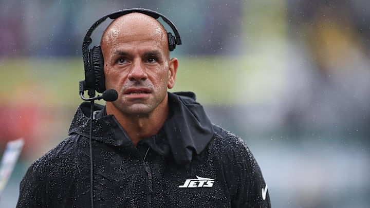 New York Jets head coach Robert Saleh.