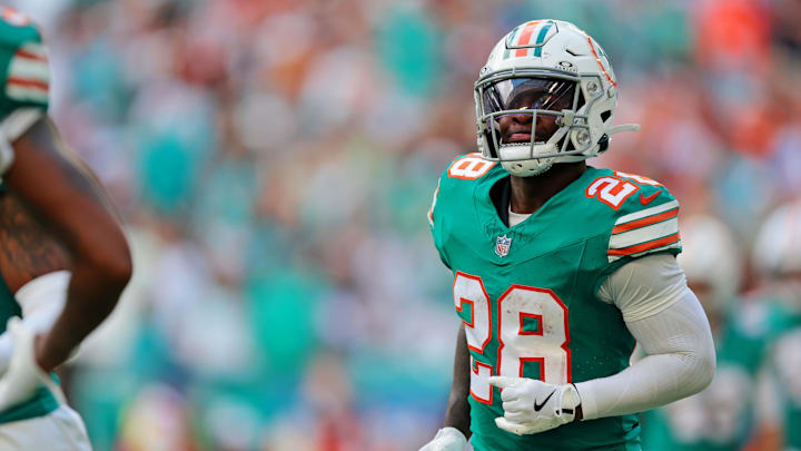 Miami Dolphins running back De'Von Achane.