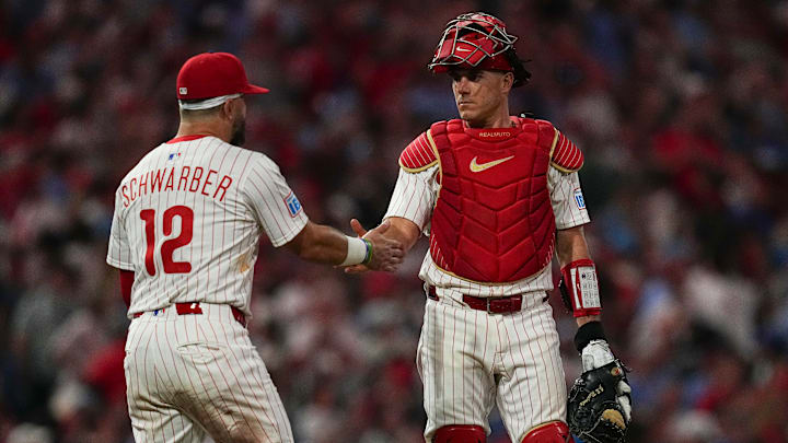 Philadelphia Phillies Kyle Schwarber, J.T. Realmuto have elected free agency. Philadelphia Phillies Kyle Schwarber, J.T. Realmuto have elected free agency.