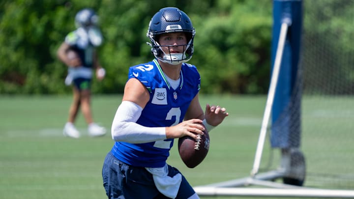 The Seahawks are home underdogs against the Raiders in preseason action on Thursday night.