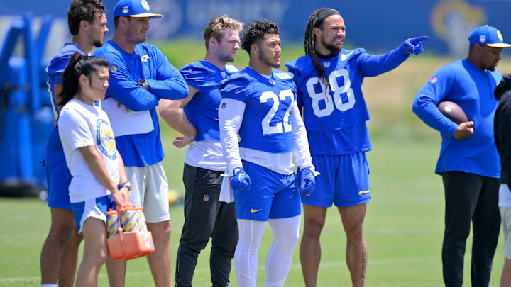 Los Angeles Rams Minicamp, Blake Corum, Jordan Whittington