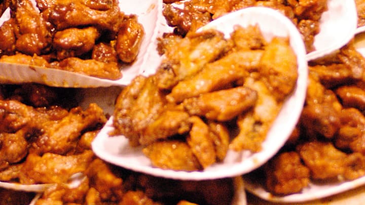 The "Wing Bowl" Buffalo Wing Eating Contest Is Held In Philadelphia   
