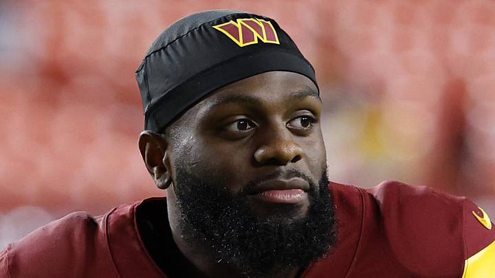 New Seattle Seahawks cornerback Noah Igbinoghene walks off the field