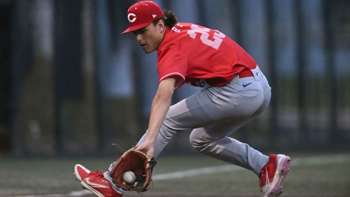 Corona (California) High School infielder Brady Ebel is an LSU commit projected as an early pick in the 2025 MLB Draft.