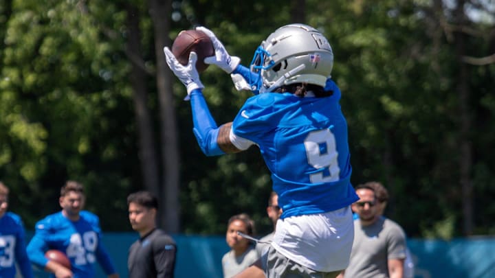 Detroit Lions wide receiver Jameson Williams 