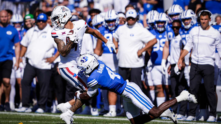 BYU cornerback Mory Bamba against Arizona BYU cornerback Mory Bamba against Arizona