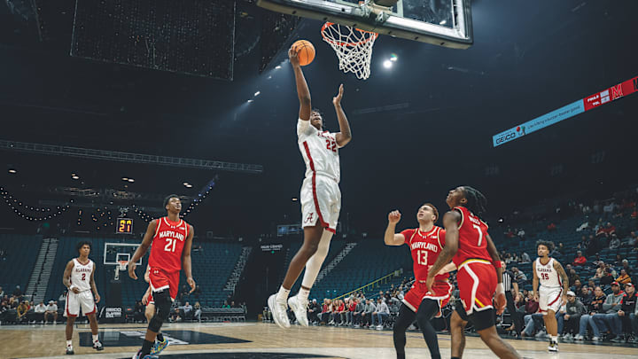Alabama Forward Aiden Sherrell vs. Maryland