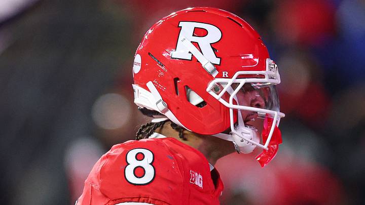 Rutgers Scarlet Knights wide receiver KJ Duff Rutgers Scarlet Knights wide receiver KJ Duff