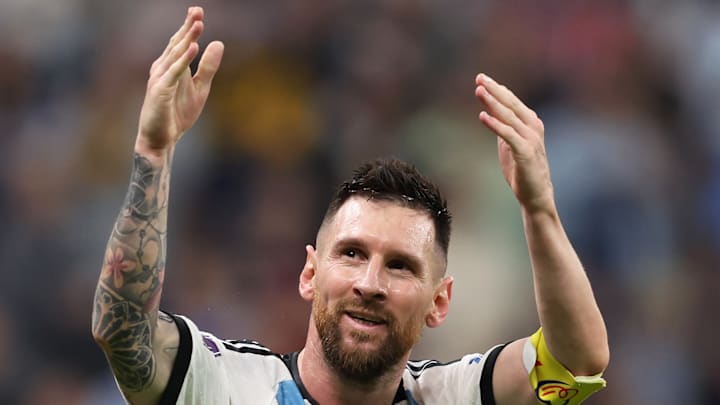 L'Argentine de Lionel Messi disputera la finale de la Coupe du monde 2022. L'Argentine de Lionel Messi disputera la finale de la Coupe du monde 2022.