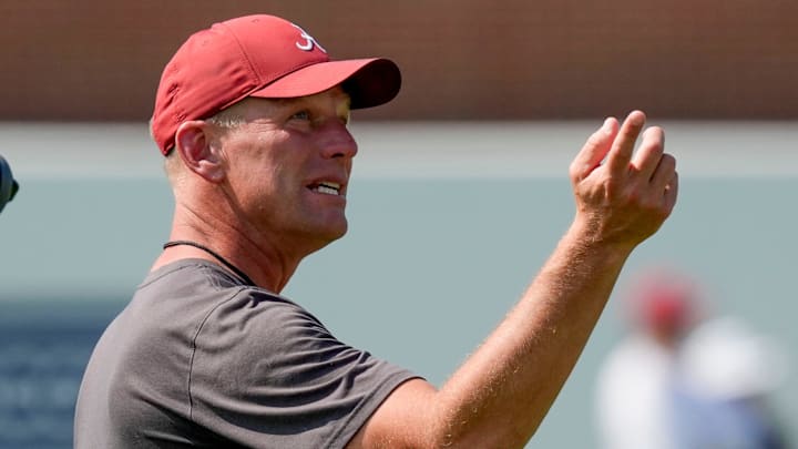 Alabama head coach Kalen Deboer