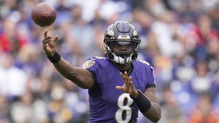 Baltimore Ravens quarterback Lamar Jackson.