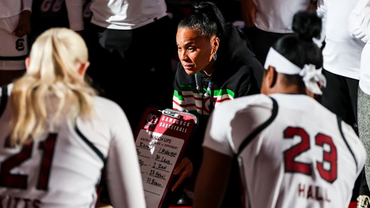 South Carolina basketball coach Dawn Staley