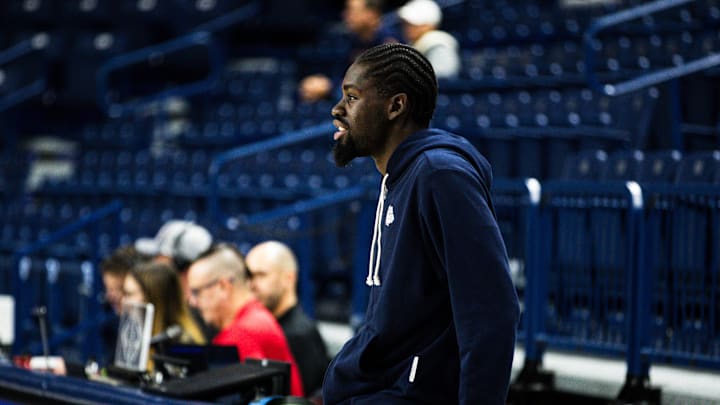 Gonzaga Bulldogs forward Graham Ike. Gonzaga Bulldogs forward Graham Ike.