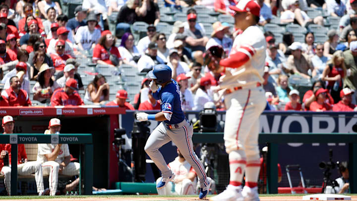Texas Rangers v Los Angeles Angels