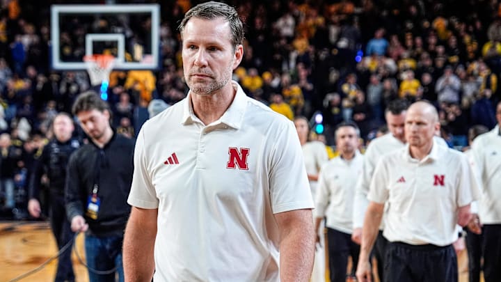 Nebraska head coach Fred Hoiberg walks off the court after 75-72 loss to Michigan at Crisler Center in Ann Arbor.