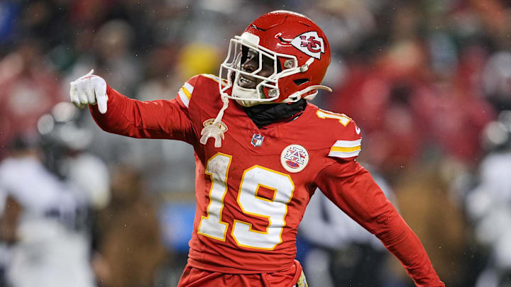 Nov 20, 2023; Kansas City, Missouri, USA; Kansas City Chiefs wide receiver Kadarius Toney (19)
