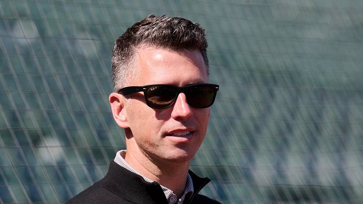 San Francisco Giants president of baseball operations Buster Posey. San Francisco Giants president of baseball operations Buster Posey.