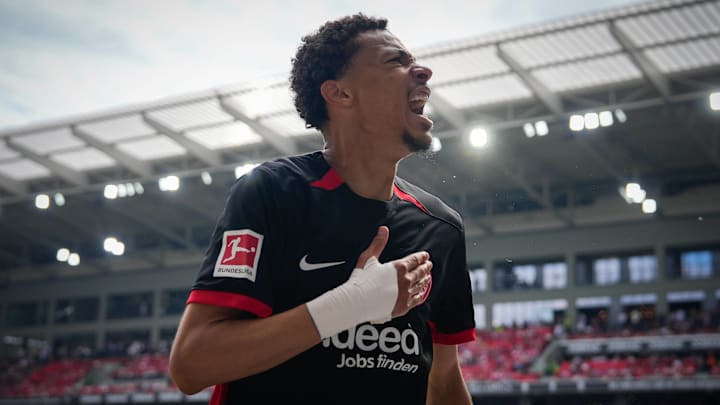 Hugo Ekitiké has impressed in Germany this season.