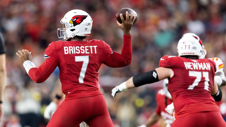 Jacoby Brissett will see the field in the Cardinals' preseason finale against the Raiders.