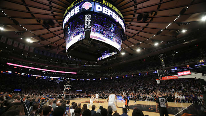 Jan 31, 2023; New York, New York, USA; General view during the third quarter between the New York Knicks and the Los Angeles Lakers at Madison Square Garden. Mandatory Credit: Brad Penner-Imagn Images