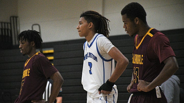 Wellington's Elyjah Freeman (3) during the South County Martin Luther King Classic on Monday, Jan. 16, 2023.

Dsc 4189