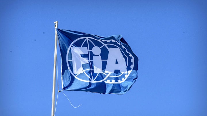 Nov 3, 2019; Austin, TX, USA; A view of the FIA Formula One flag before the United States Grand Prix at Circuit of the Americas. Mandatory Credit: Jerome Miron-Imagn Images Nov 3, 2019; Austin, TX, USA; A view of the FIA Formula One flag before the United States Grand Prix at Circuit of the Americas. Mandatory Credit: Jerome Miron-Imagn Images