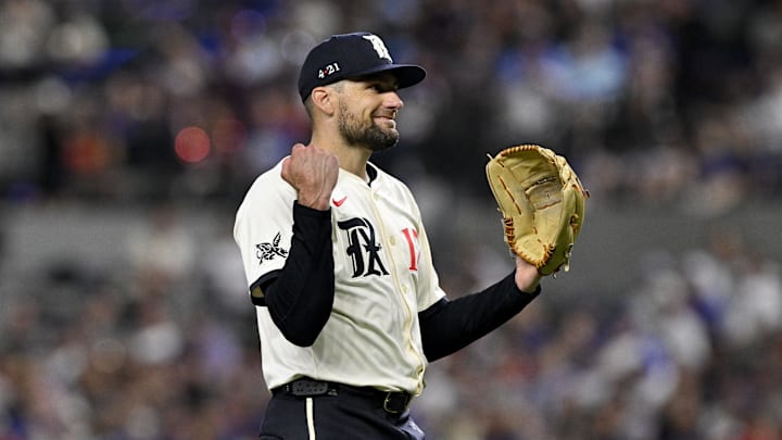 Texas Rangers starting pitcher Nathan Eovaldi has led the team to a 12-7 record in his outings this season.