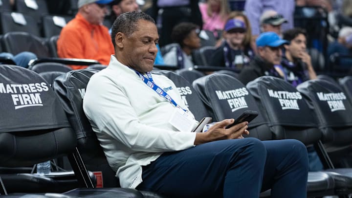 November 20, 2022; Sacramento, California, USA; Detroit Pistons general manager Troy Weaver 