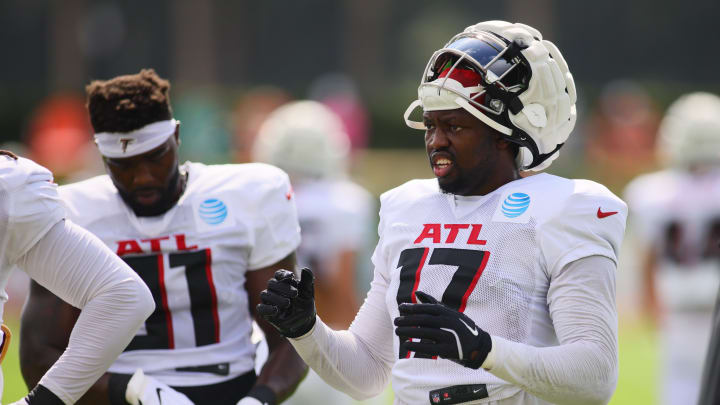 Atlanta Falcons linebacker Arnold Ebiketie