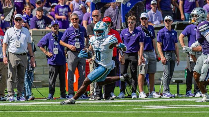 Tulane RB Mo Turner on the Loose vs K-State Tulane RB Mo Turner on the Loose vs K-State