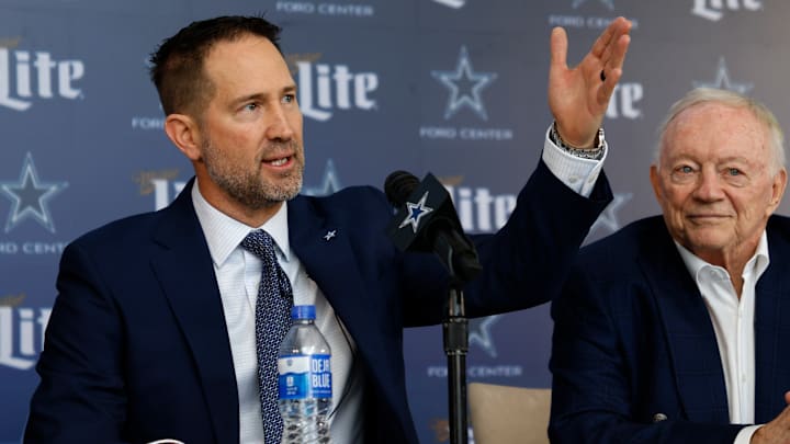 Dallas Cowboys HC Brian Schottenheimer, Owner Jerry Jones