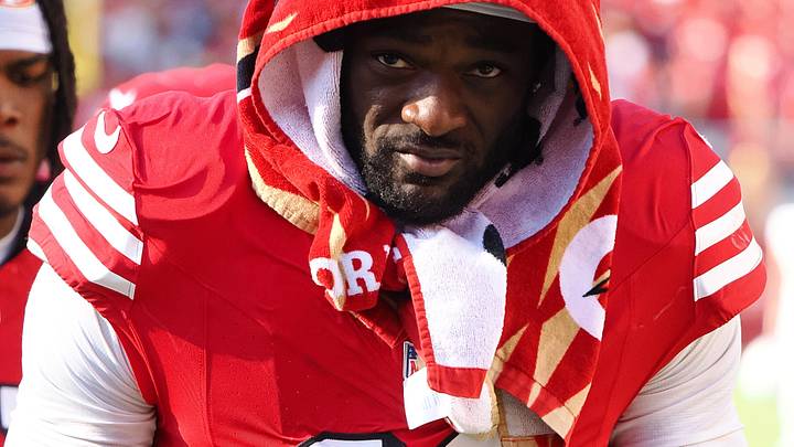 Oct 6, 2024; Santa Clara, California, USA; San Francisco 49ers wide receiver Brandon Aiyuk (11) after the game against the Arizona Cardinals at Levi's Stadium. Oct 6, 2024; Santa Clara, California, USA; San Francisco 49ers wide receiver Brandon Aiyuk (11) after the game against the Arizona Cardinals at Levi's Stadium.
