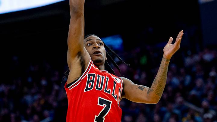 Mar 10, 2026; San Francisco, California, USA; Chicago Bulls guard Rob Dillingham (7) puts up a shot during the third quarter against the Golden State Warriors at Chase Center. Mandatory Credit: Bob Kupbens-Imagn Images Mar 10, 2026; San Francisco, California, USA; Chicago Bulls guard Rob Dillingham (7) puts up a shot during the third quarter against the Golden State Warriors at Chase Center. Mandatory Credit: Bob Kupbens-Imagn Images