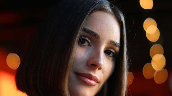 Olivia Culpo at her North Kingstown restaurant Back 40 in 2017.