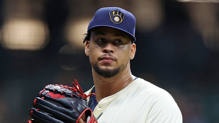Milwaukee Brewers pitcher Frankie Montas
