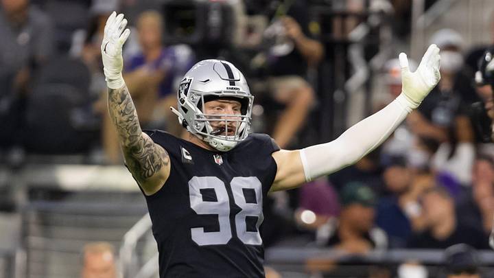 Las Vegas Raiders defensive end Maxx Crosby (98)