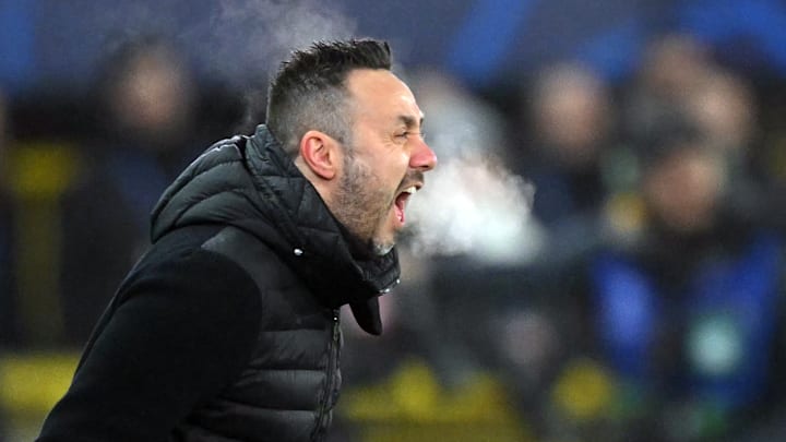 Roberto De Zerbi stand in der Premier League schon für Brighton an der Seitenlinie