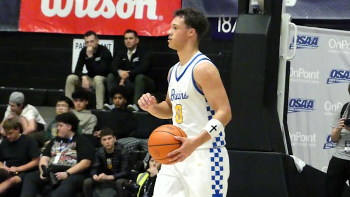 Jalen Atkins scored a game-high 21 points to lead Barlow to the OSAA Class 6A boys basketball state championship game.