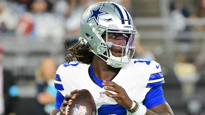 Dallas Cowboys quarterback Joe Milton Dallas Cowboys quarterback Joe Milton