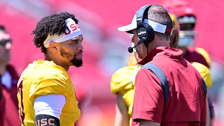Caleb Williams, Lincoln Riley, USC Football, USC Trojans