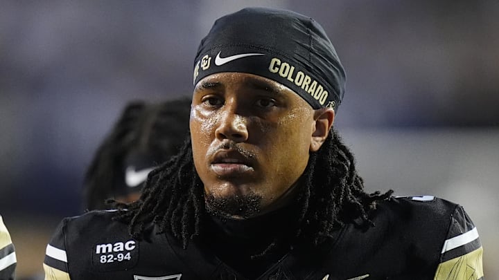 Sep 20, 2025; Boulder, Colorado, USA; Colorado Buffaloes quarterback Kaidon Salter (3) before the game against the Wyoming Cowboys at Folsom Field. Mandatory Credit: Ron Chenoy-Imagn Images