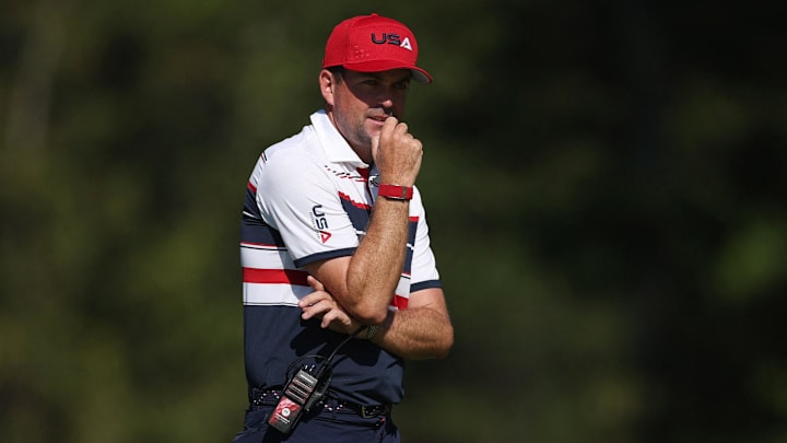 Keegan Bradley was unable to lead Team USA to a Ryder Cup win at Bethpage Black. 