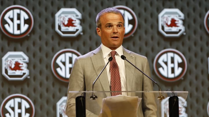 South Carolina coach Shane Beamer South Carolina coach Shane Beamer