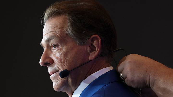 Former Alabama Crimson Tide coach and ESPN College GameDay analyst Nick Saban was named the archenemy of this SEC program by ESPN's Dave Wilson. Former Alabama Crimson Tide coach and ESPN College GameDay analyst Nick Saban was named the archenemy of this SEC program by ESPN's Dave Wilson.