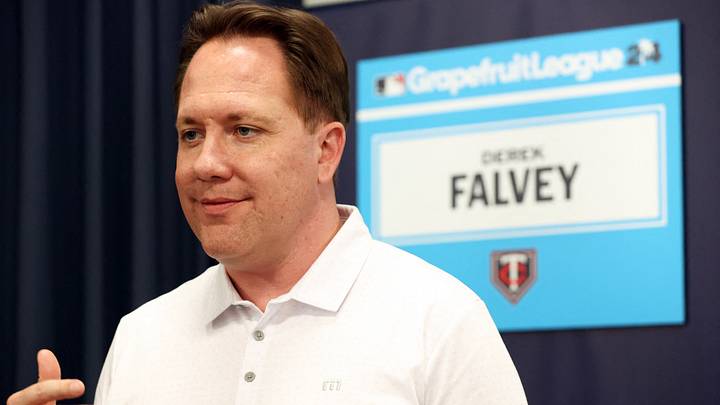 Former Minnesota Twins president of baseball operations Derek Falvey. Former Minnesota Twins president of baseball operations Derek Falvey.