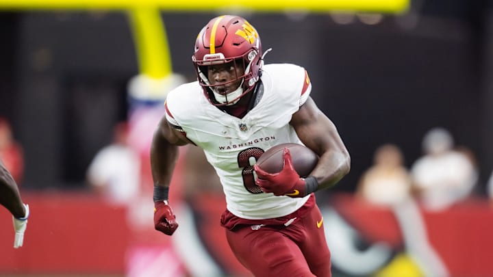 Washington Commanders running back Brian Robinson Jr.